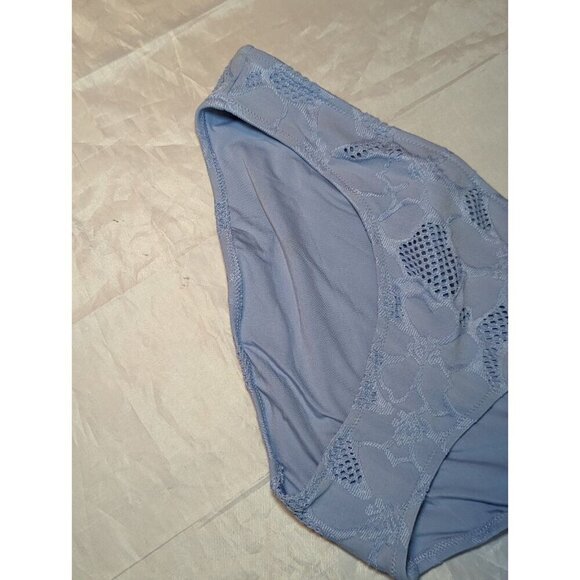 Aerie Women’s Size Large Textured Bikini Swim Bottom Monaco Blue NWT (1127) - Picture 3 of 12